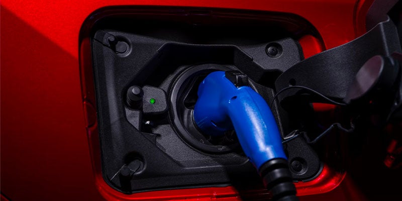 Red RAV4 Plug-in Hybrid