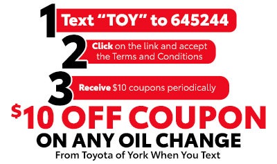 Toyota Service Specials in York, PA | Buy Toyota Parts