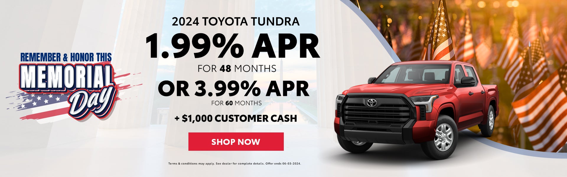 2024 Toyota Tundra May Special